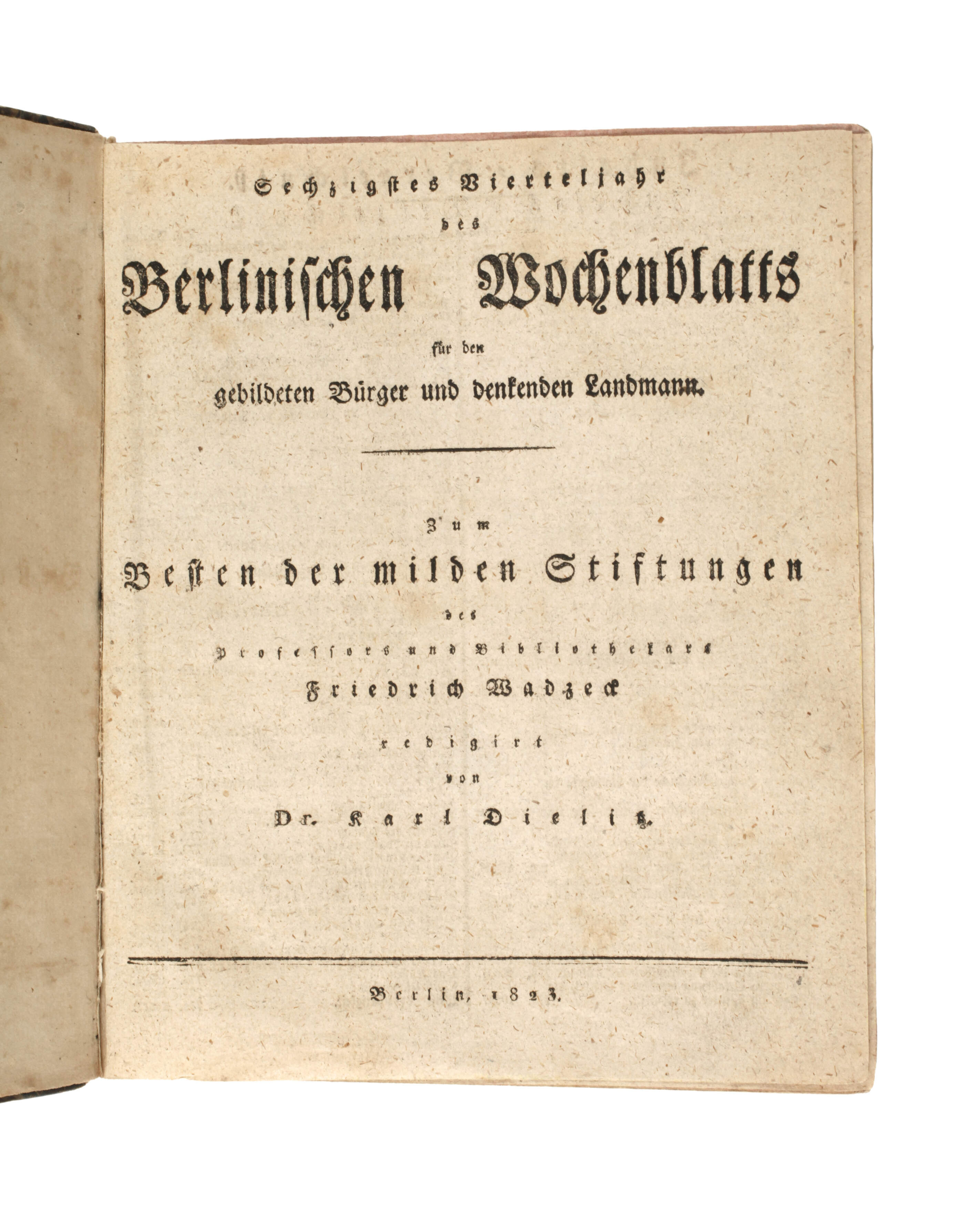 Berlinisches Wochenblatt 1823