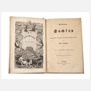 Beschreibung von Sachsen 1845