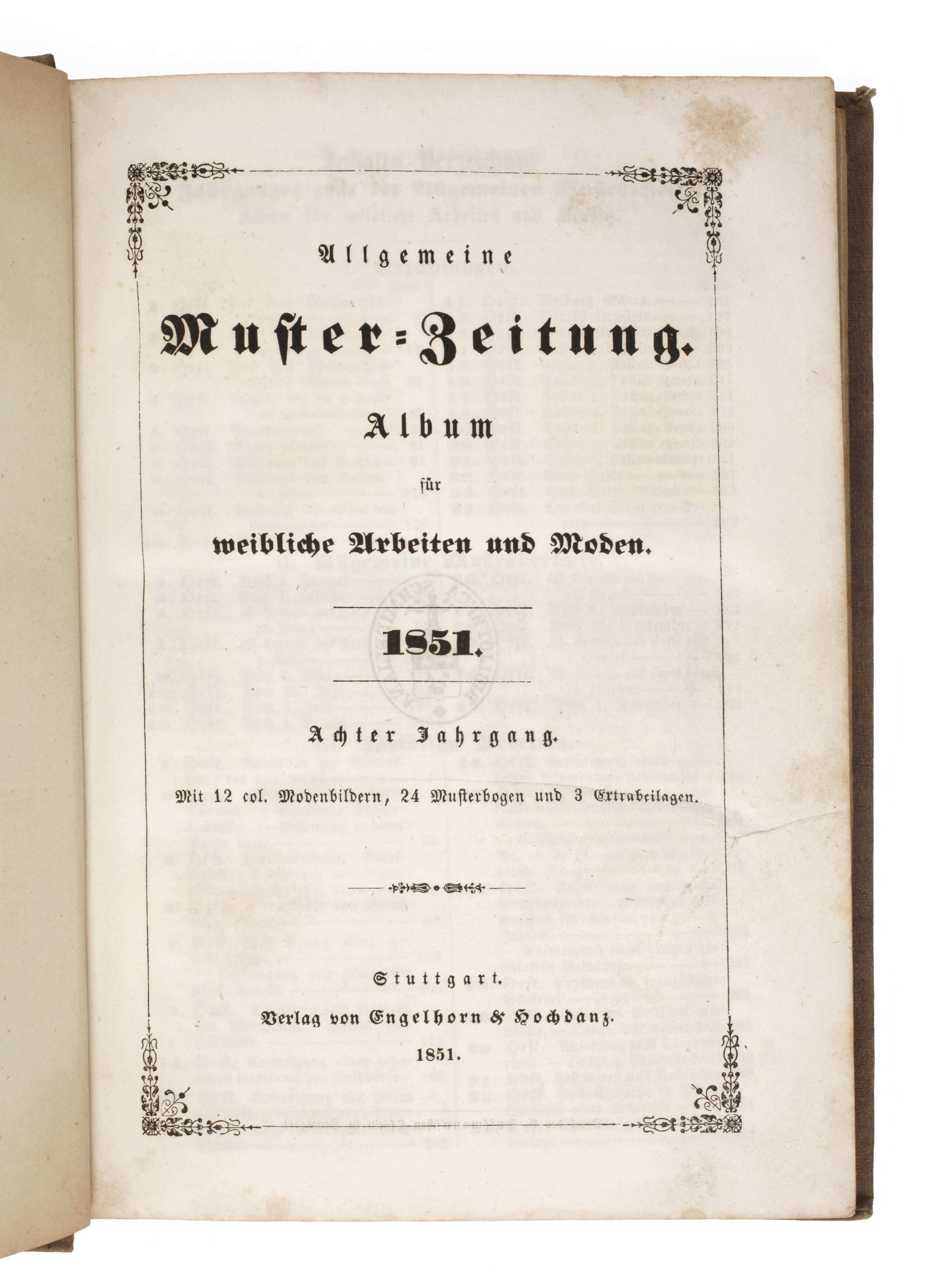 Allgemeine Muster-Zeitung 1851