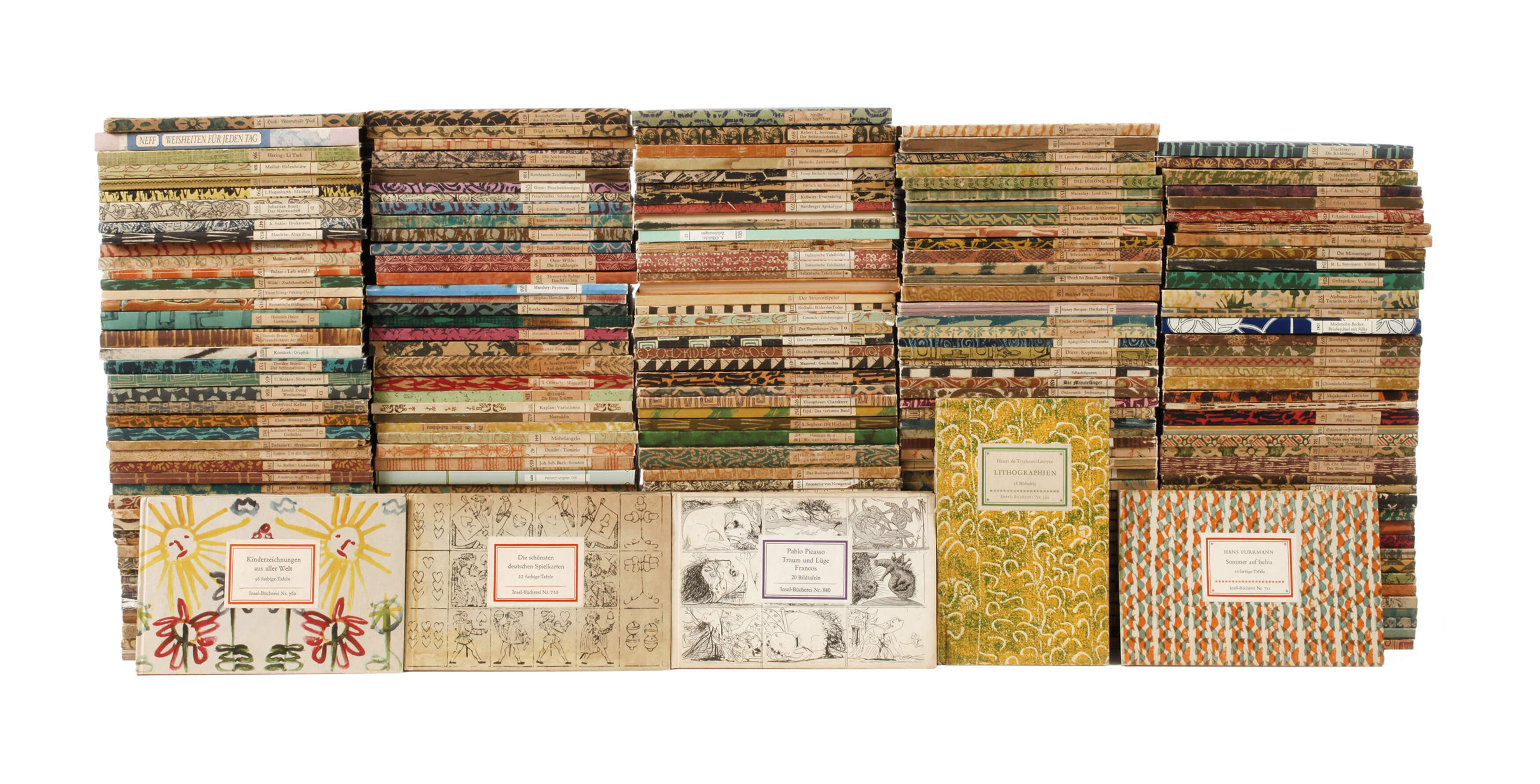 Großer Sammlung Inselbücher