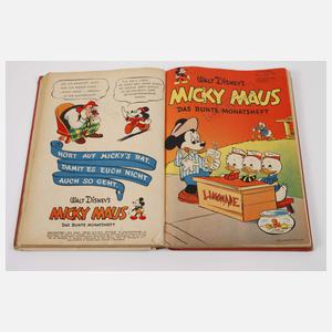Zehn Hefte Micky Maus 1952