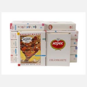 Zwölf Mosaik Reprint-Mappen