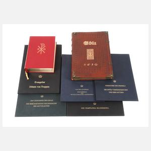 Konvolut Faksimile-Bücher