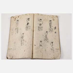 Sammlung japanische Blockbücher