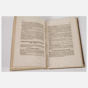 Sieben Bände Badischer Militär-Almanach