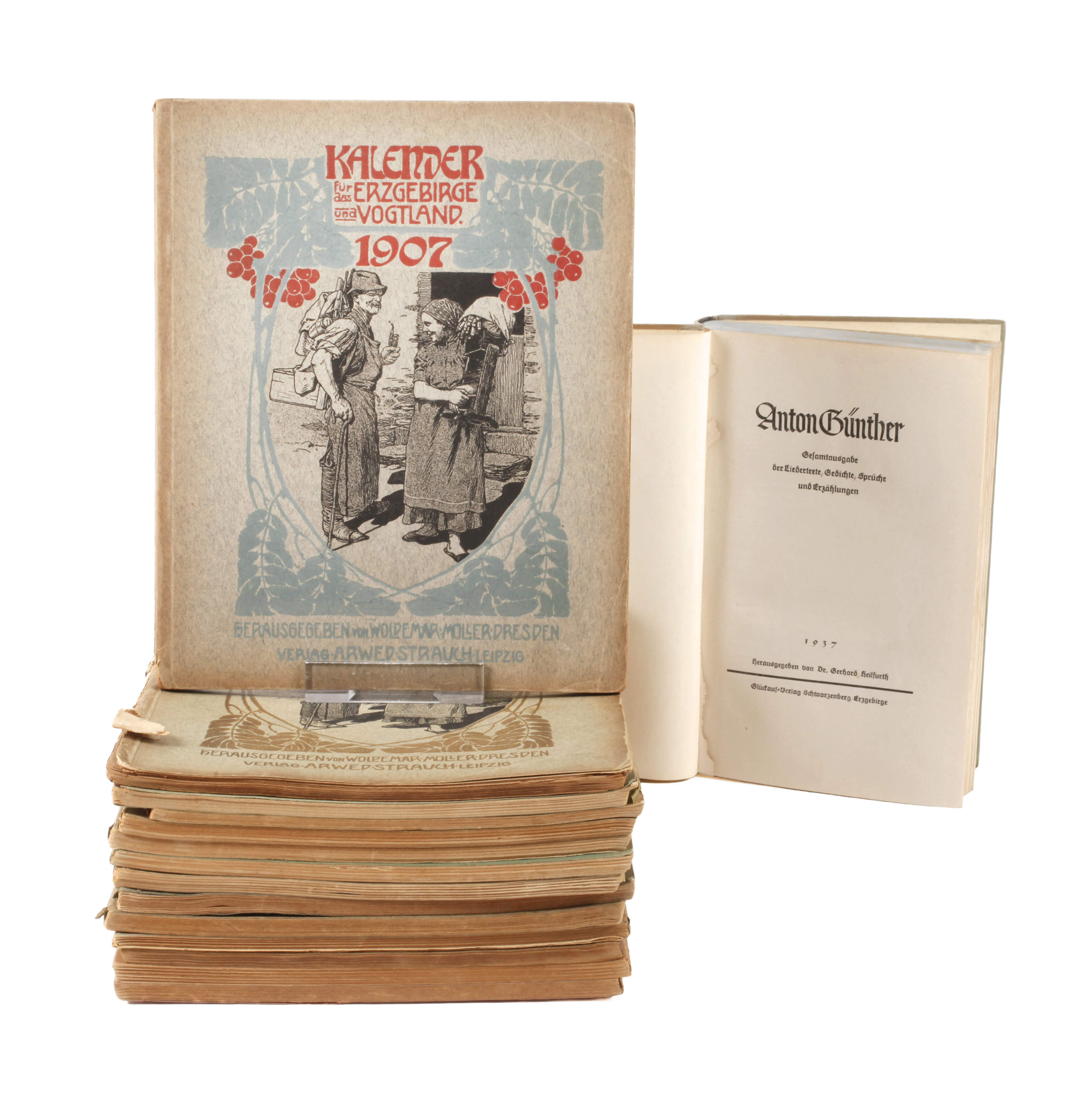 Sammlung Kalender für das Erzgebirge