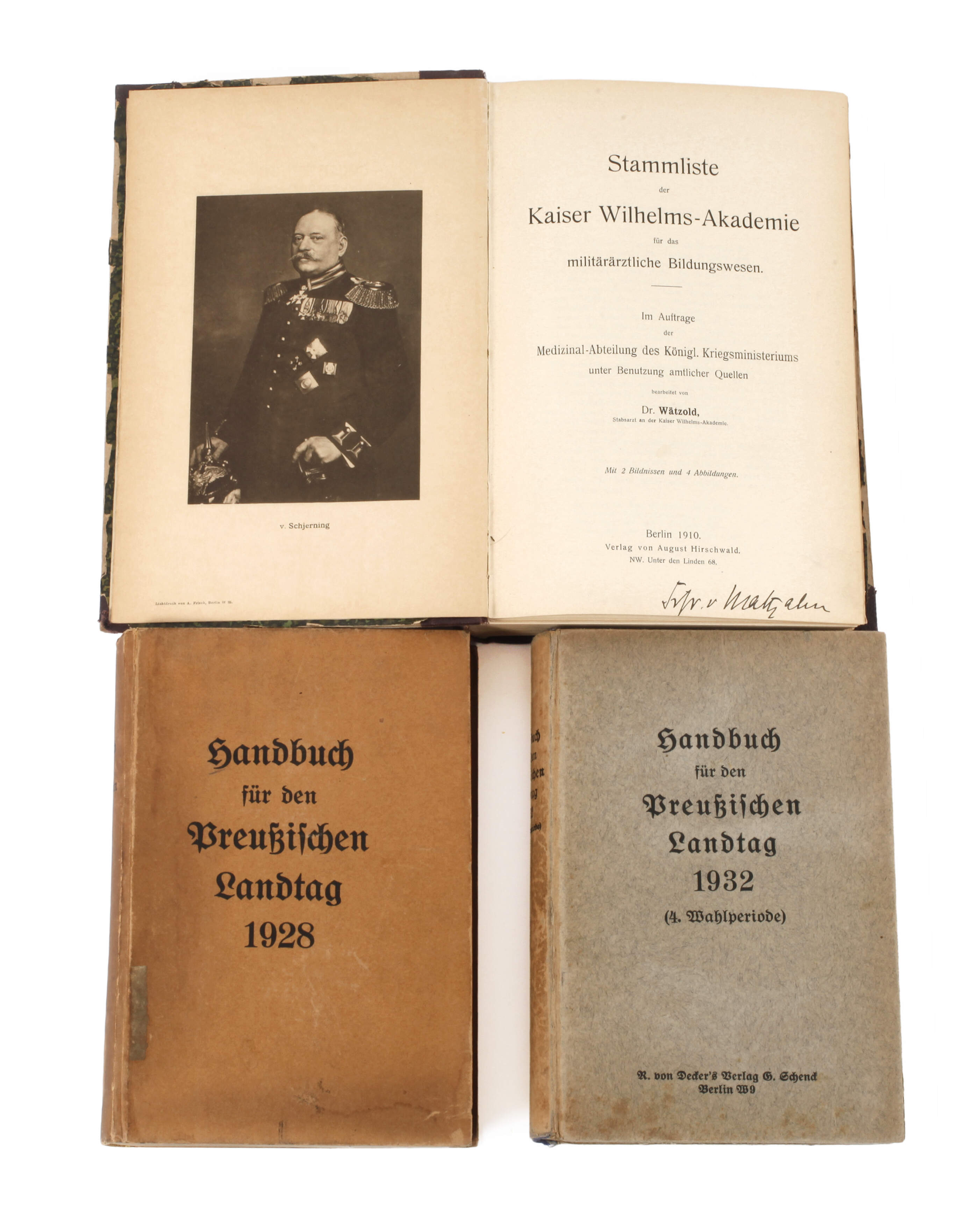 Drei Bände Preußen