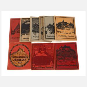 Acht Jahrgänge Vogtländisches Jahrbuch