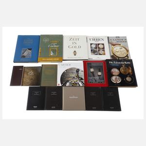 Konvolut Fachliteratur Uhren
