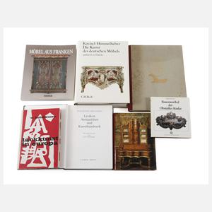 Konvolut Fachliteratur Möbel