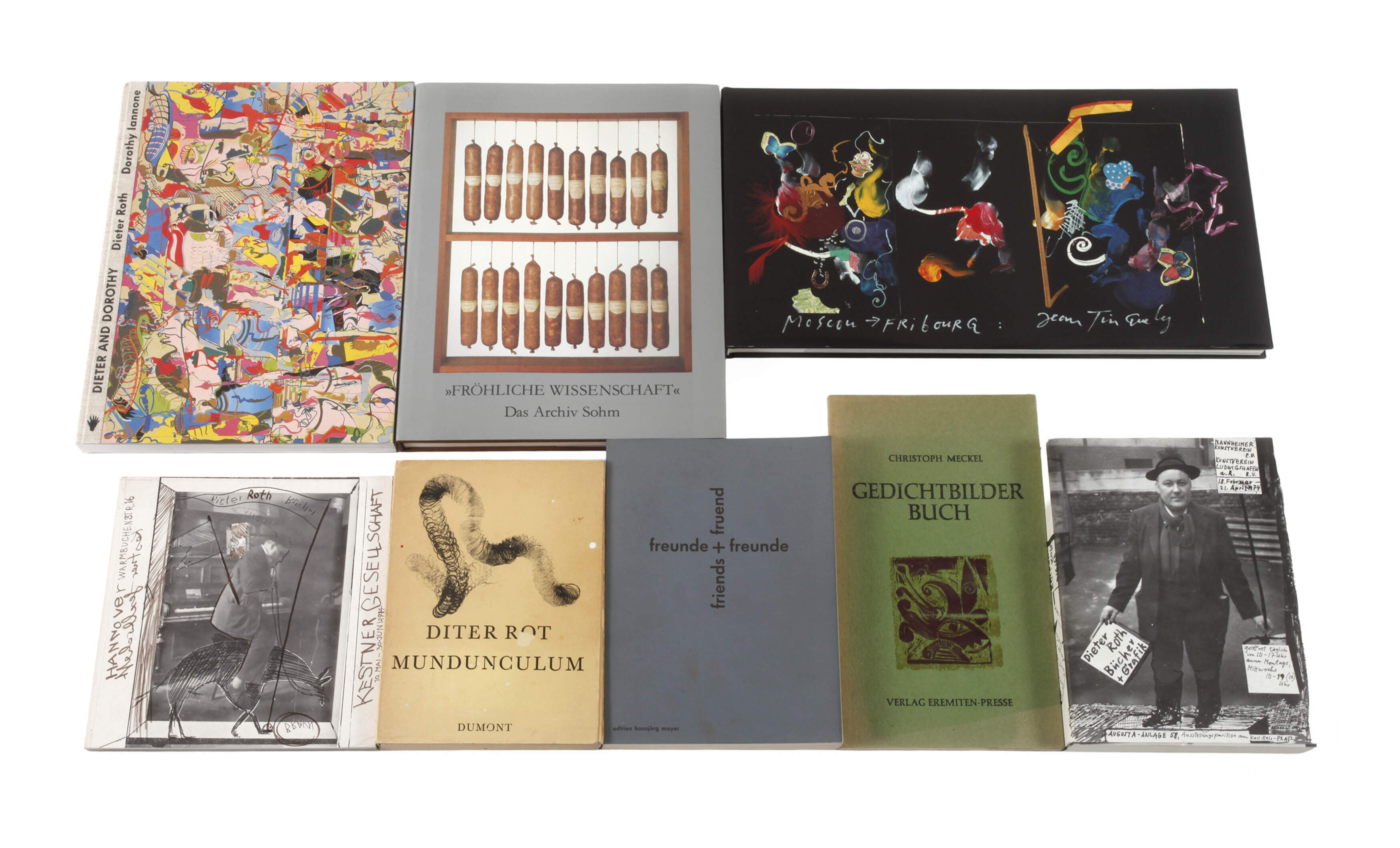 Konvolut Kunstliteratur Dieter Roth und andere
