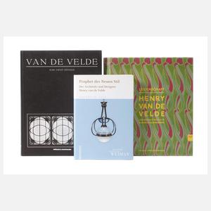 Drei Bücher Henry van de Velde