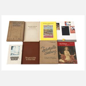 Konvolut Fachliteratur Plakatwerbung und Annoncen