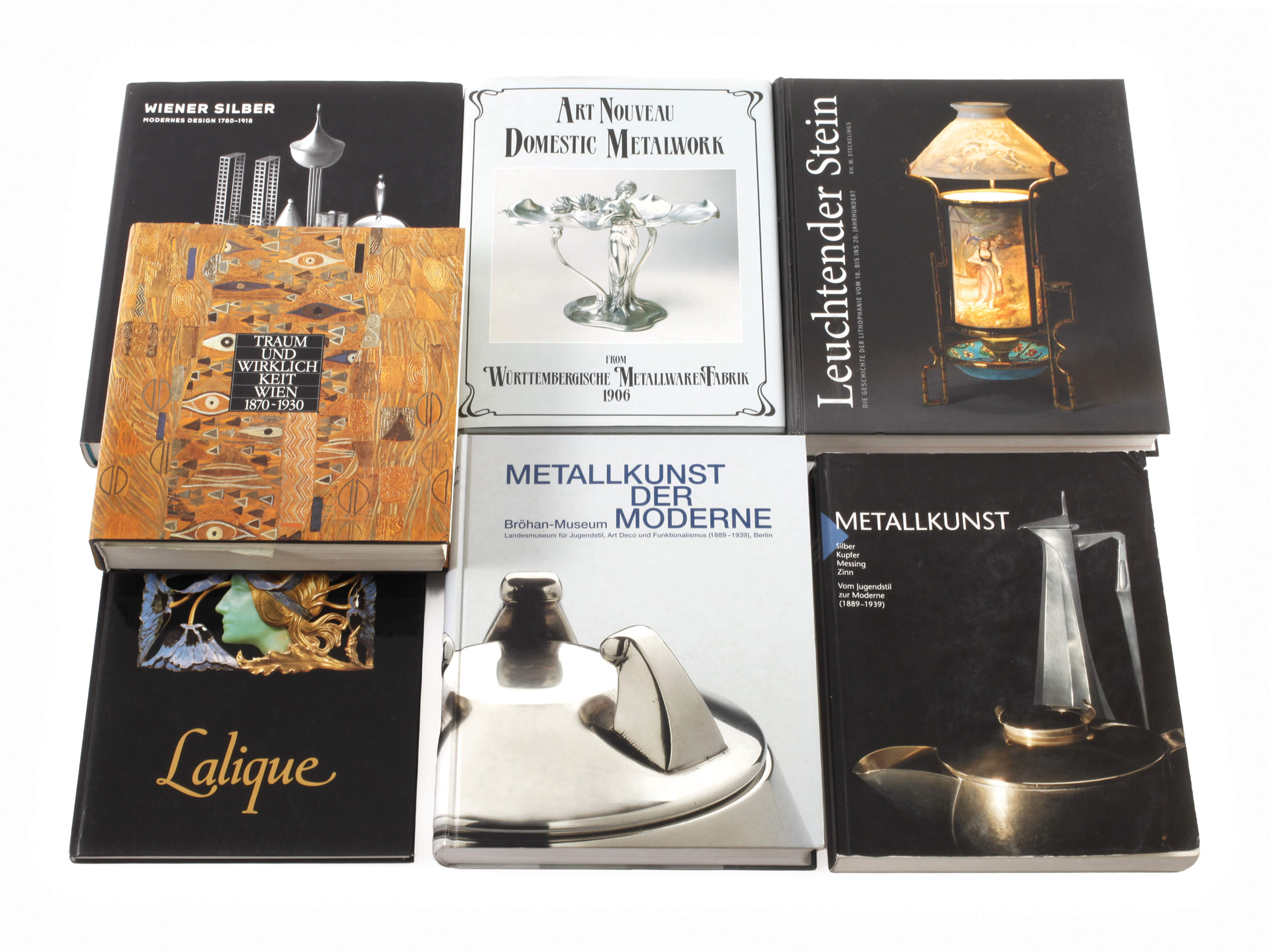 Sieben Fachbücher Kunsthandwerk