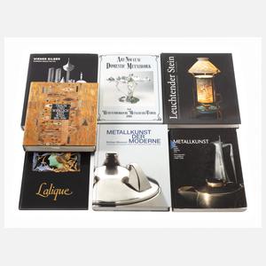 Sieben Fachbücher Kunsthandwerk