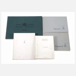 Konvolut Fachbücher Meissener Porzellan