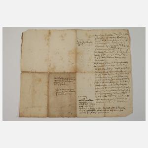 Zwei historische Dokumente Frankfurt