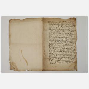 Zwei historische Dokumente Frankfurt