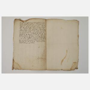 Zwei historische Dokumente Frankfurt