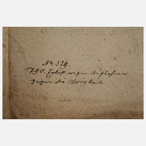 Drei historische Dokumente Sachsen