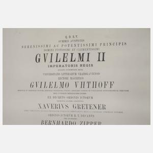 Diplom der Universität für slawische Literatur