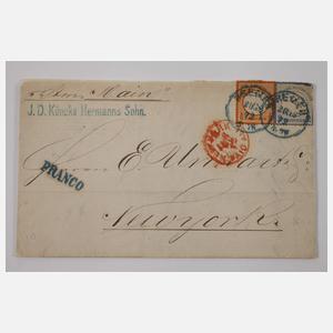 Vier seltene Belege Kaiserreich