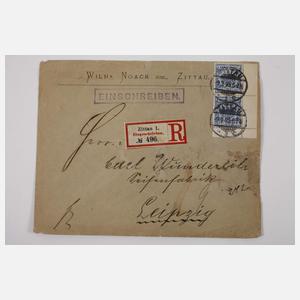 Vier seltene Belege Kaiserreich