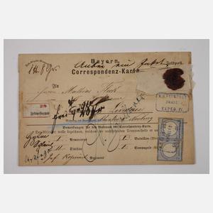 Vier seltene Belege Kaiserreich