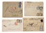 Vier seltene Belege Kaiserreich