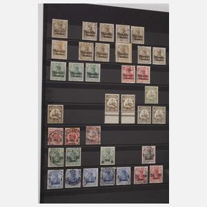 Konvolut Briefmarken deutsche Kolonien