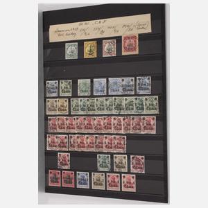 Konvolut Briefmarken deutsche Kolonien