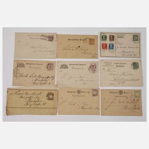 Konvolut Lochmarken und Belege Deutsches Reich