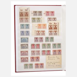 Konvolut Briefmarken 3. Reich