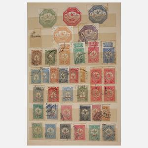 Zwei Briefmarkenalben Ausland