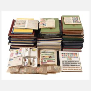 Große Briefmarkensammlung Deutschland und Welt