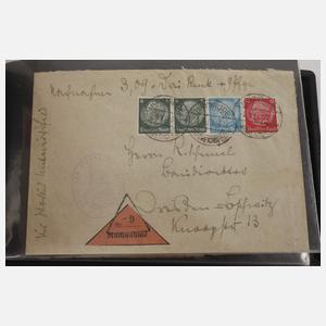 Konvolut Belege und Feldpost