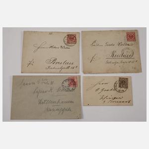 Konvolut Belege und Feldpost