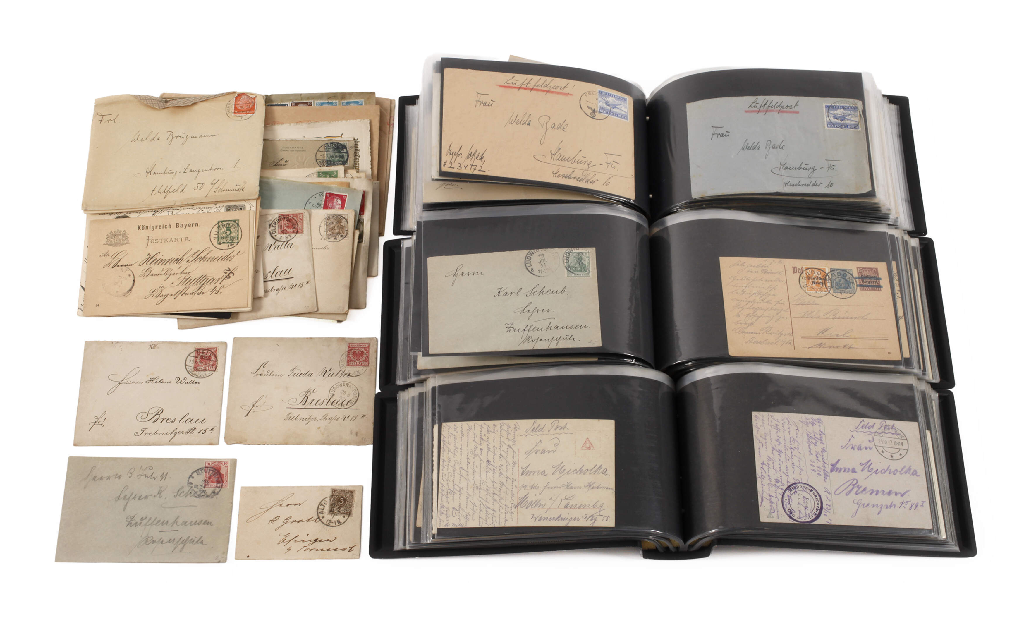 Konvolut Belege und Feldpost