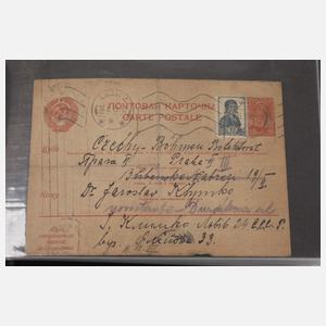 Konvolut Belege und Ansichtskarten