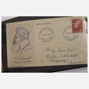 Konvolut Belege und Ansichtskarten