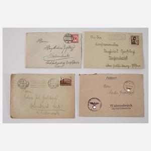 Konvolut Belege und Feldpost 3. Reich