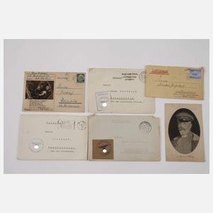 Konvolut Belege und Feldpost 3. Reich