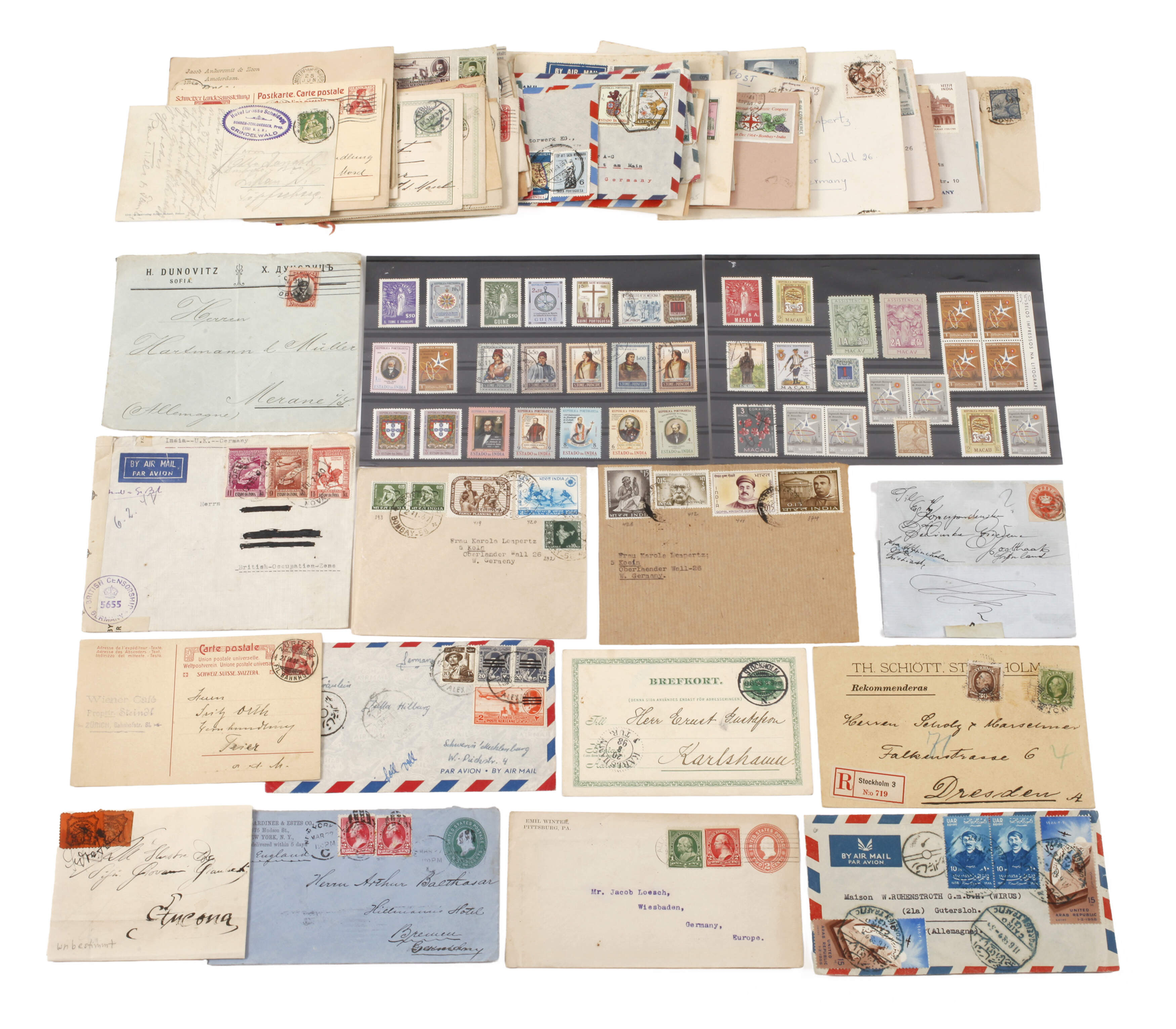 Konvolut Belege Ausland