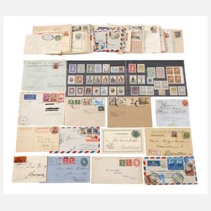 Konvolut Belege Ausland