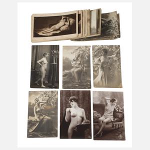 Konvolut Postkarten Erotik