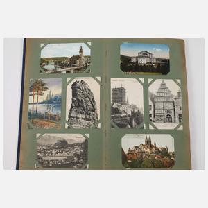 Konvolut Post- und Ansichtskarten