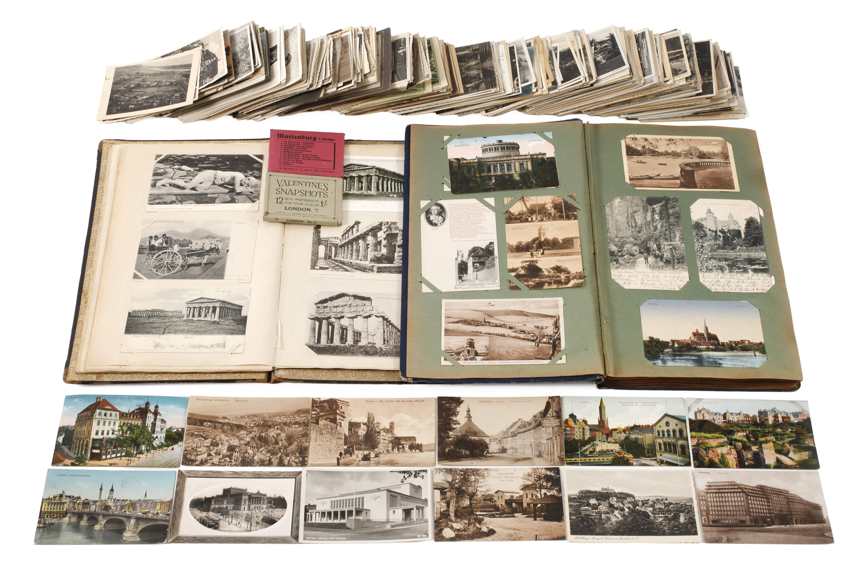 Konvolut Post- und Ansichtskarten