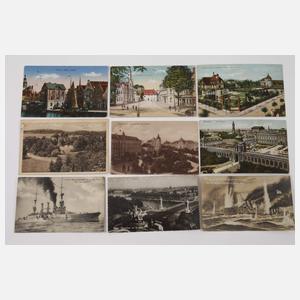 Konvolut Post- und Ansichtskarten Varia