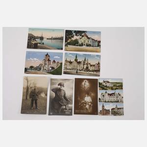 Konvolut Post- und Ansichtskarten Varia