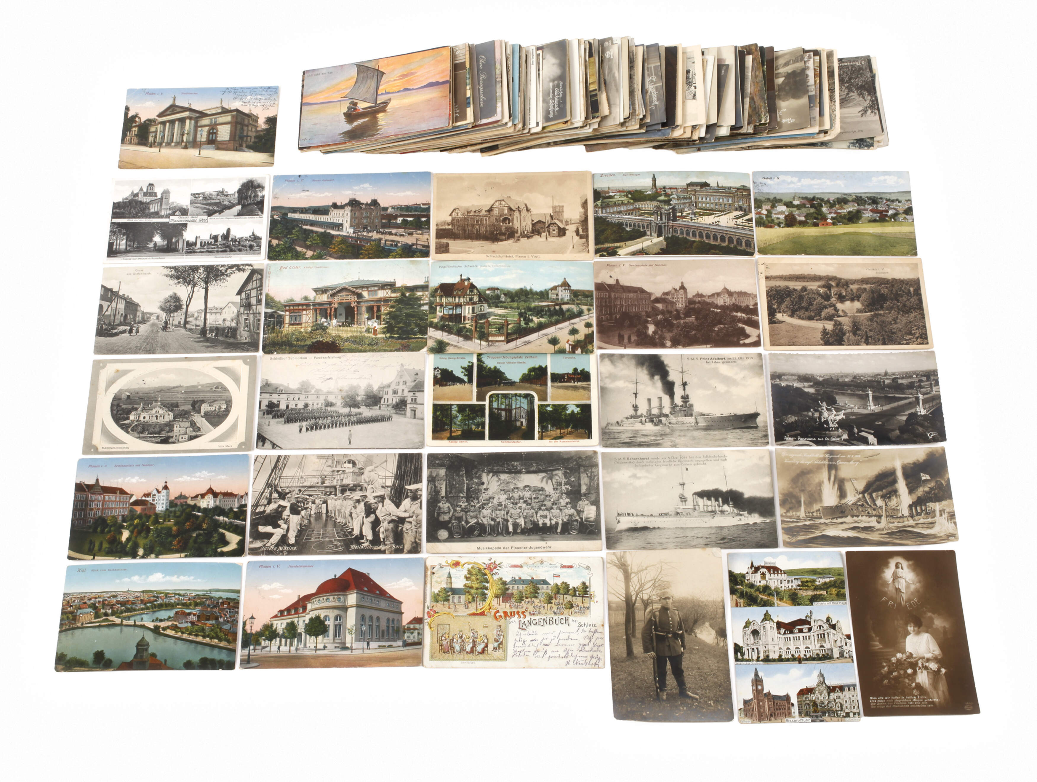 Konvolut Post- und Ansichtskarten Varia
